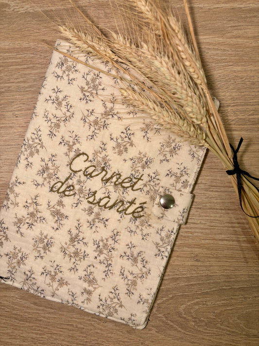 Protège carnet de santé - Gaze de coton