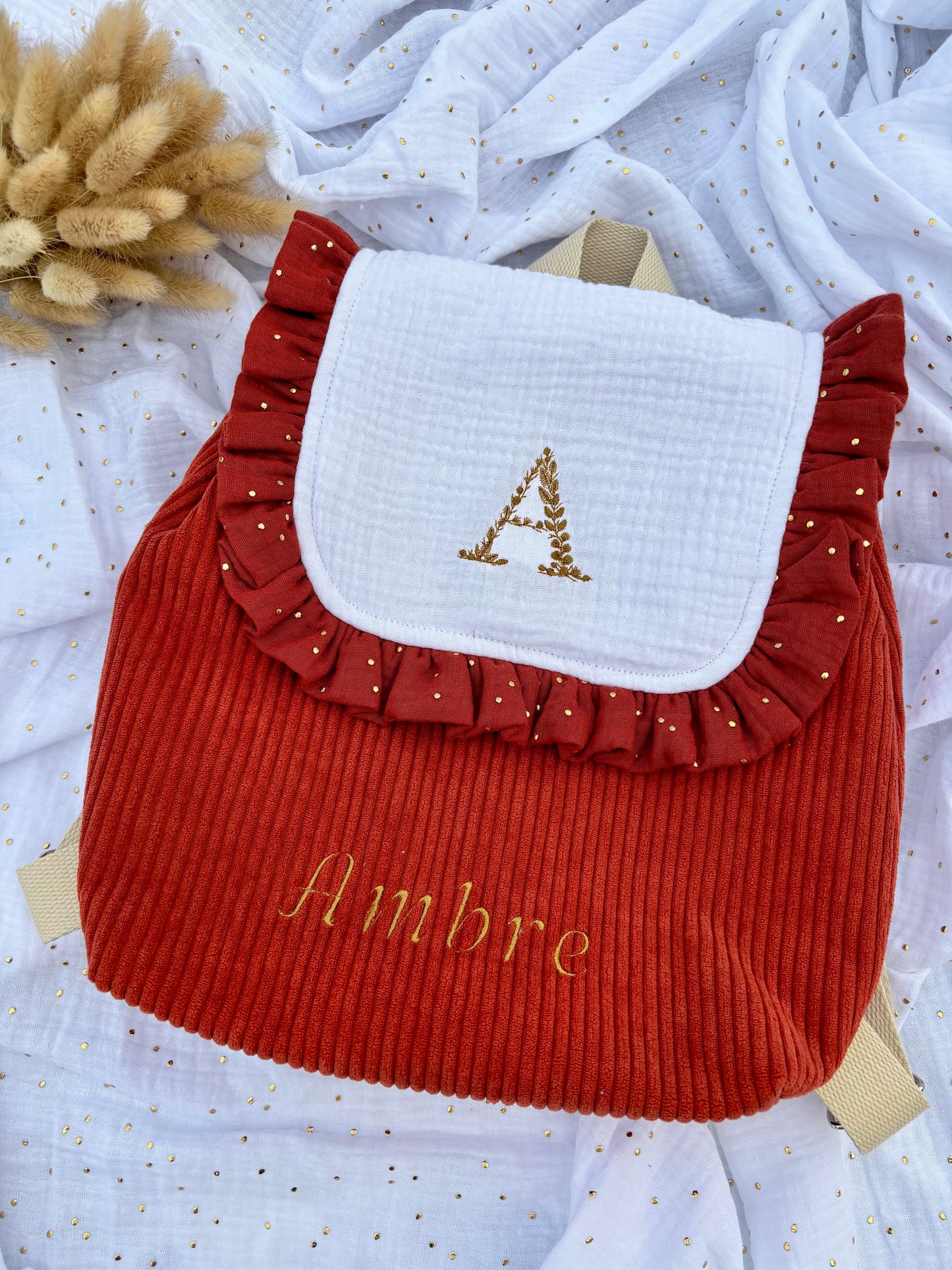 Sac à dos enfant - Rabat à froufrou