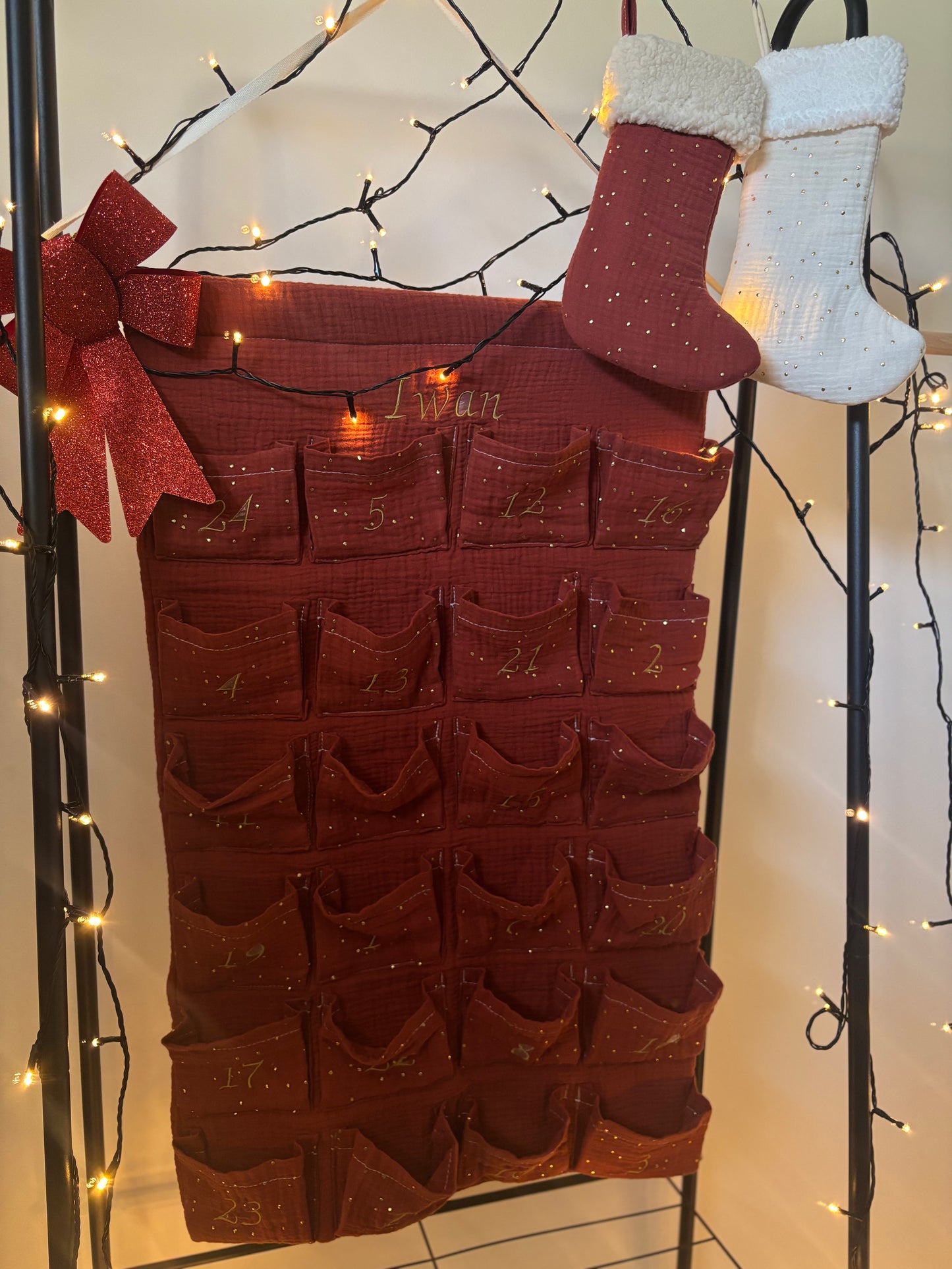 Calendrier de l'avent personnalisable