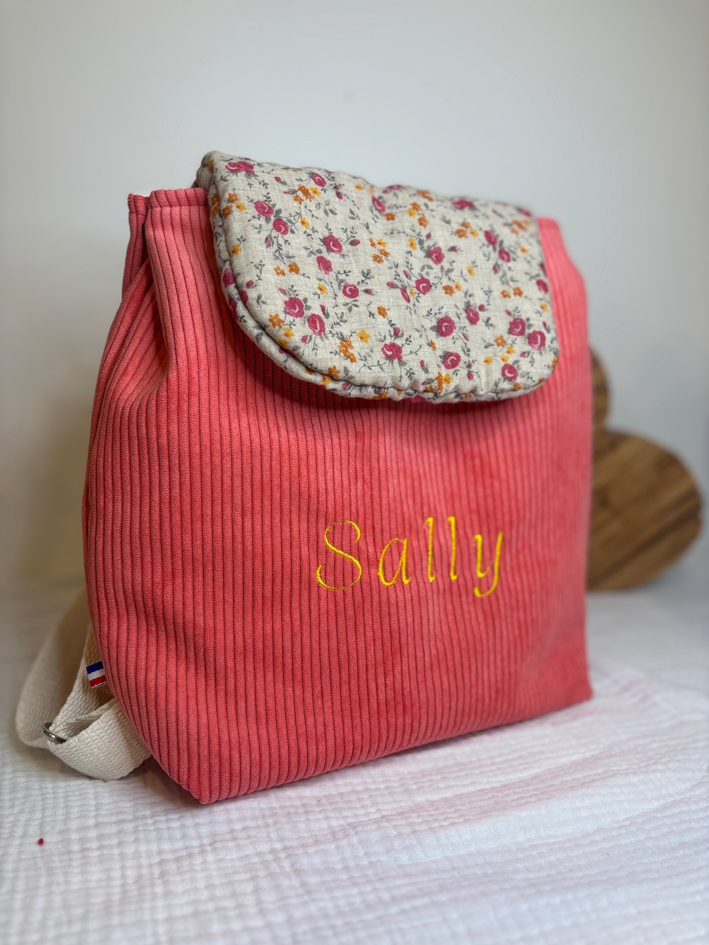 sac à dos personnalisé en velours