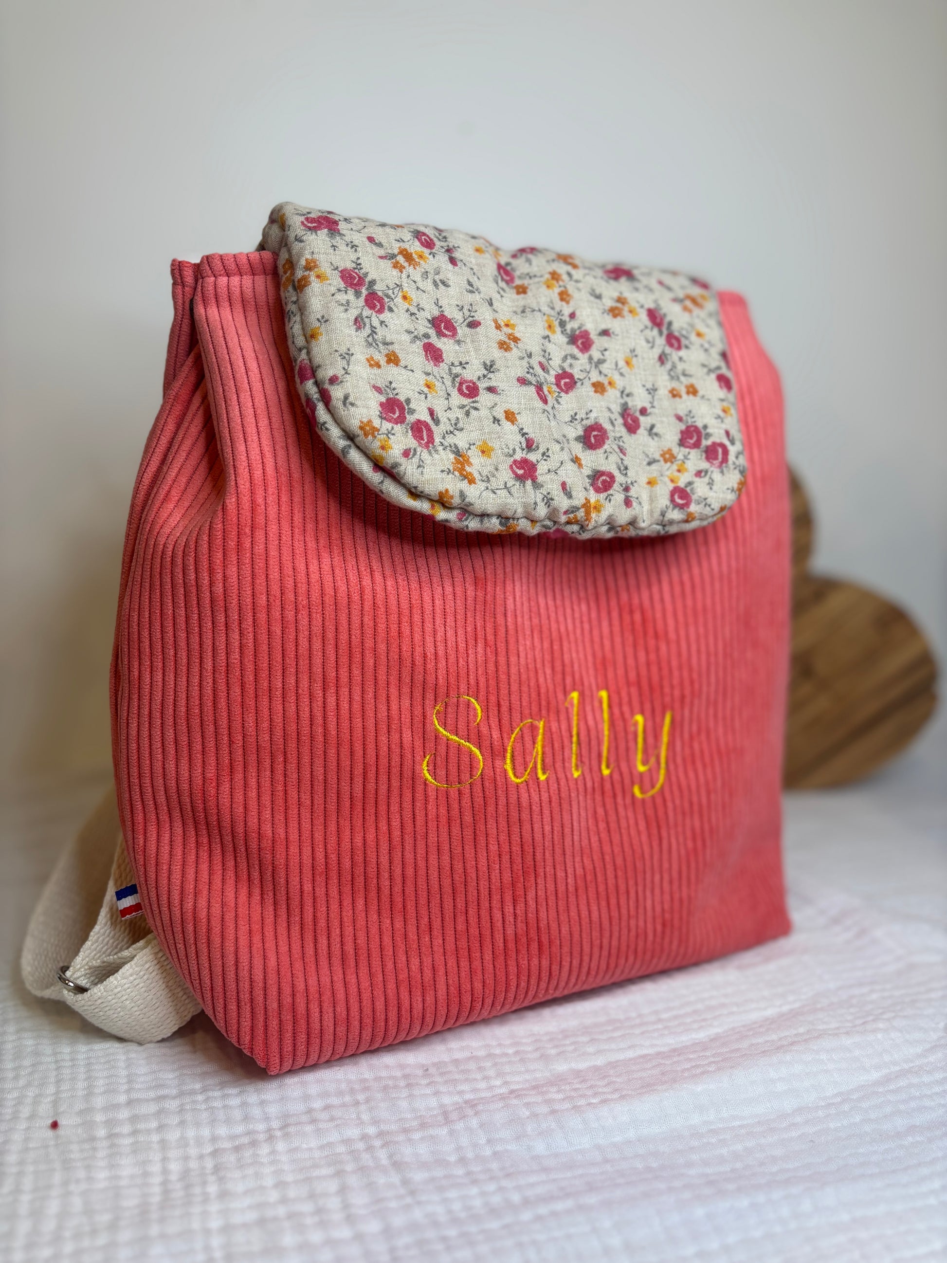 sac à dos personnalisé en velours